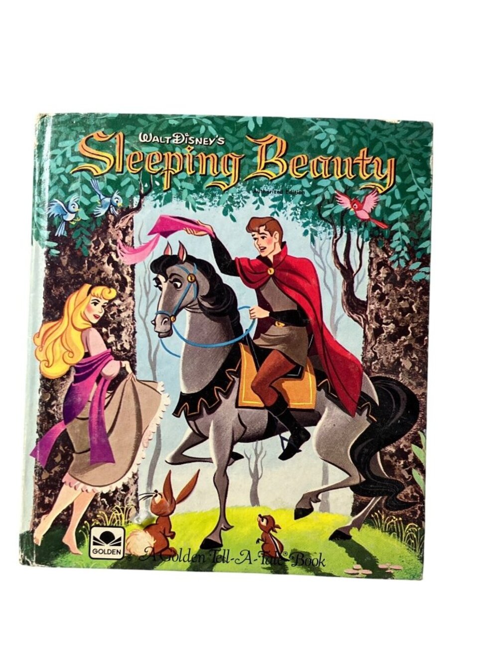 Walt Disneys Sleeping Beauty Golden Tell-A-Tale Book Vintage Edition